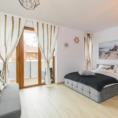 Mierzeja - Park Studio, 500 M Od Plaży, Bezpłatny Meleks Apartament Stegna (Pomerania)