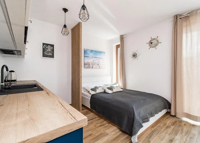 Apartman Mierzeja - Park Studio, 500 M Od Plazy, Bezplatny Meleks