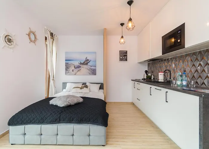 Mierzeja - Park Studio, 500 M Od Plazy, Bezplatny Meleks Apartman Stegna