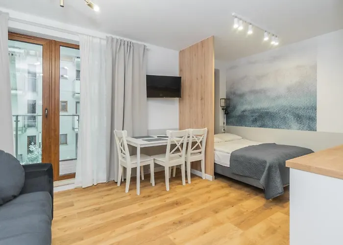 Apartman Mierzeja - Park Studio, 500 M Od Plazy, Bezplatny Meleks