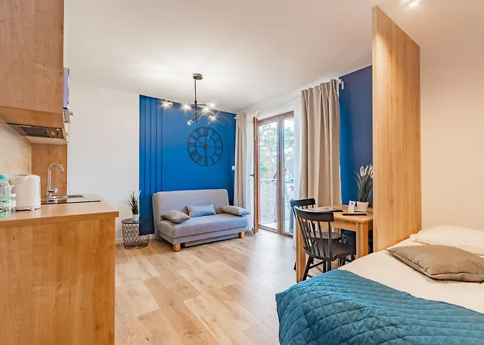 아파트 Mierzeja - Park Studio, 500 M Od Plazy, Bezplatny Meleks 스테그나