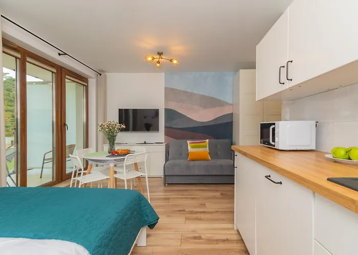 Apartman Mierzeja - Park Studio, 500 M Od Plazy, Bezplatny Meleks