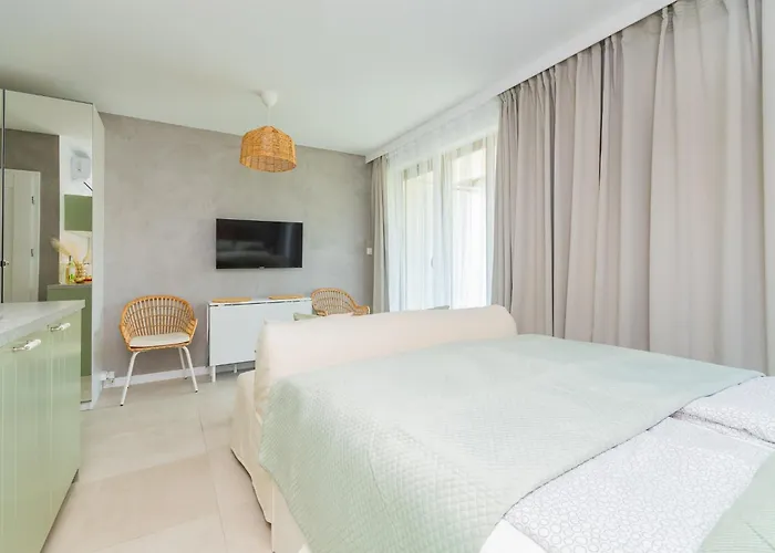 Apartman Mierzeja - Park Studio, 500 M Od Plazy, Bezplatny Meleks Stegna